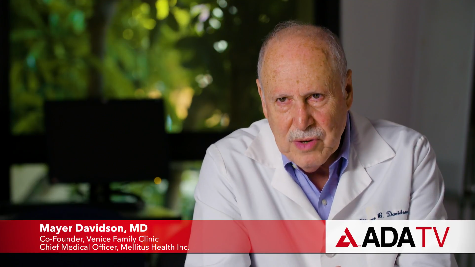 ADA TV feature on Mellitus Health Chief Medical Officer Mayer B. Davidson, MD